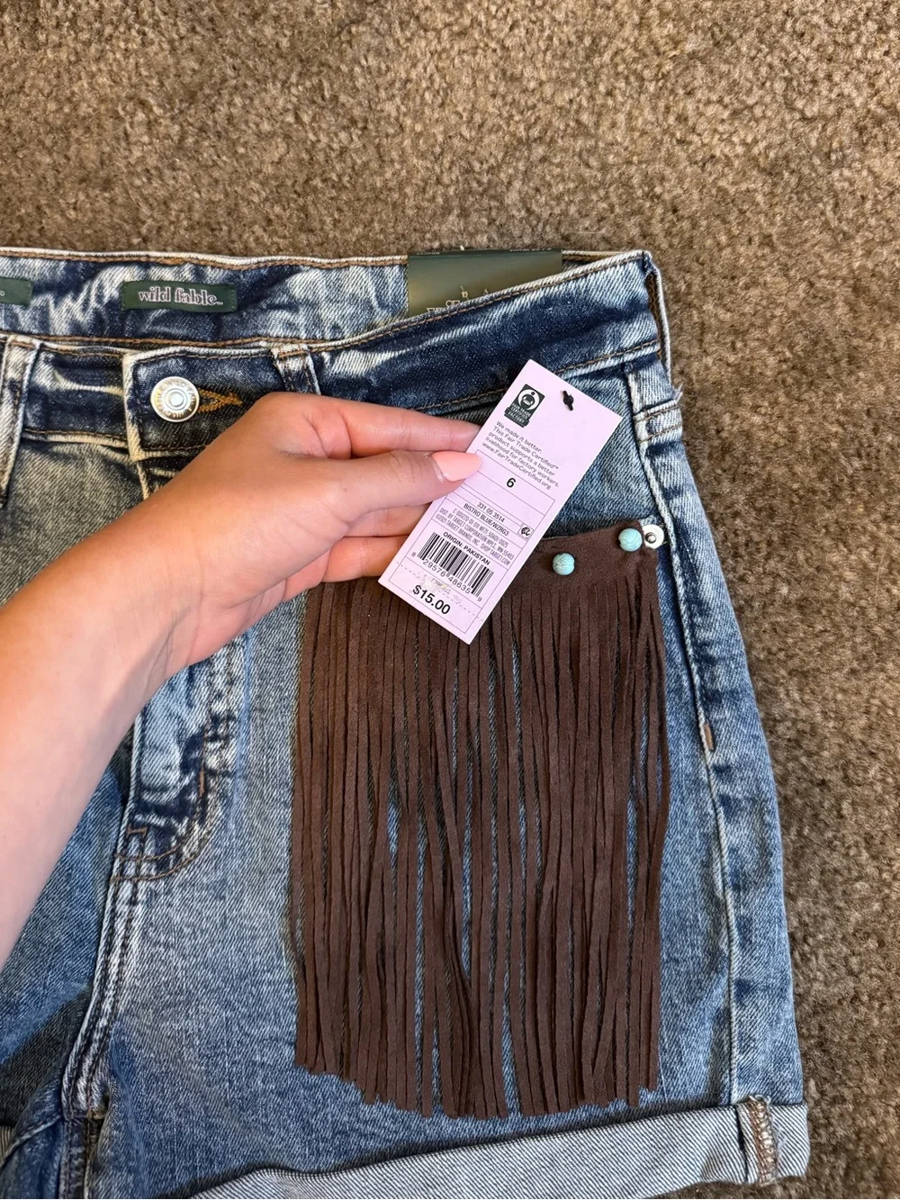 DIY Wild Fable Highest-Rise Denim Shorts Size 6
